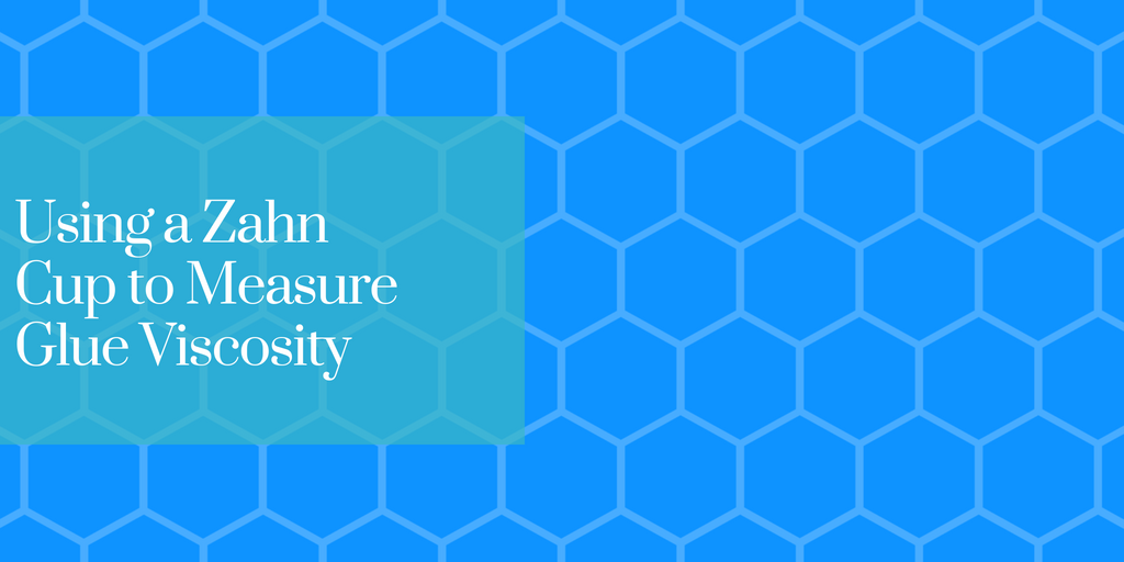 Using a Zahn Cup to Measure Glue Viscosity